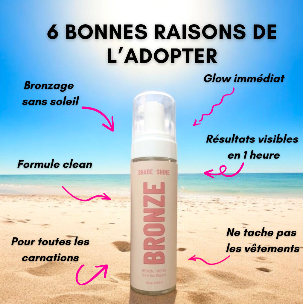 BRONZE - Mousse Auto bronzante
